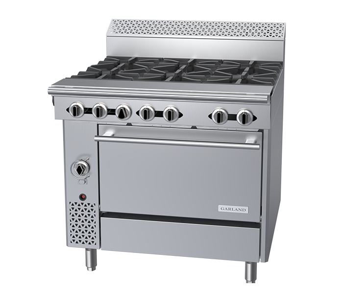Garland Cuisine HD Open Burner Top Range C36-6C